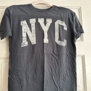 Grayson Threads Black Distressed NYC Crew Neck Tee